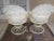 Beige Vintage Patio Set Spun Fiberglass Russell Woodard Style Cushions, 5 Pieces For Sale - Image 8 of 11