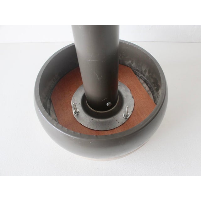 Vintage Space Age Tulip Style Pedestal Stool Swivel Padded Seat For Sale - Image 10 of 18