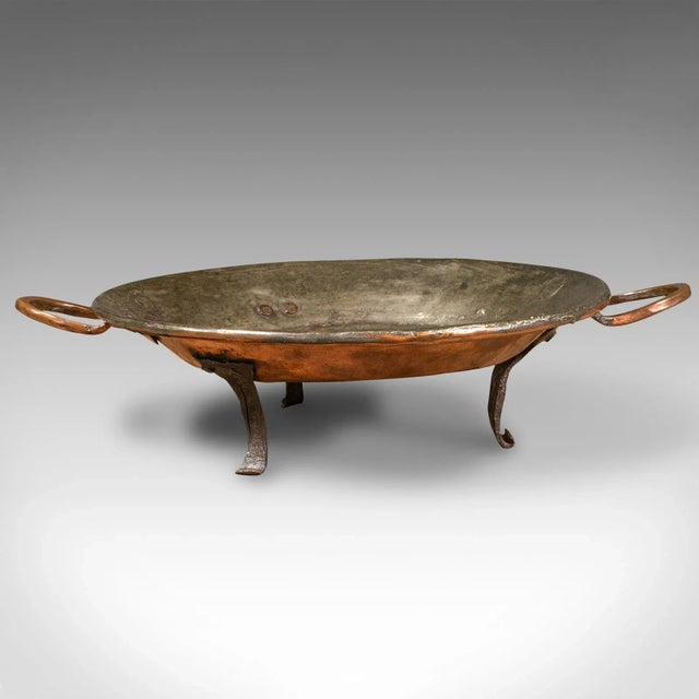 English 1750s Antique Georgian English Copper Cooking Dish For Sale - Image 3 of 12