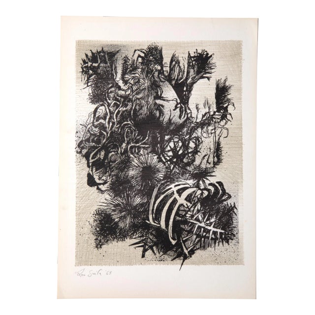 Leo Guida, Decadence 3, Etching, 1965 For Sale