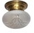 This is just a great simple ribbon pattern wheel cut frosted glass fixture which can go in many smaller areas of your...