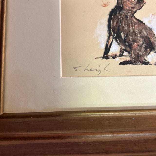 Contemporary Contemporary Original Stephen Heigh Rabbit Portrait Painting For Sale - Image 3 of 4