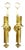 Neoclassical Style Brass Wall Sconces, France, 1960s, Set of 2 For Sale