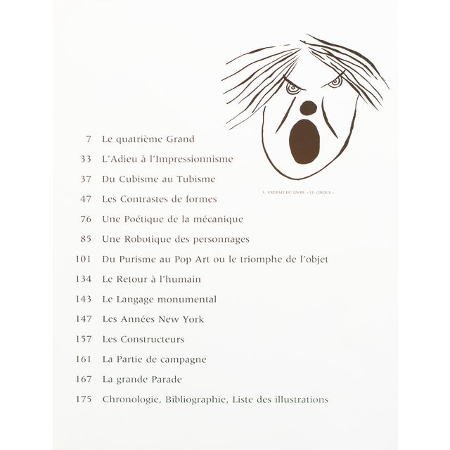 Fernand Léger 1990 "Photograph of Fernand Leger With Composition", Black and White Parisian Print For Sale - Image 4 of 5