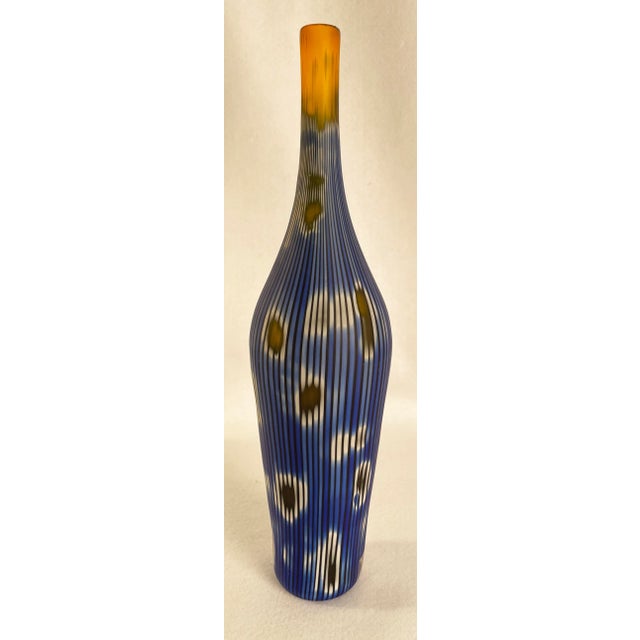 Contemporary Murano Art Glass Vase by Vetro Artistico For Sale - Image 3 of 6