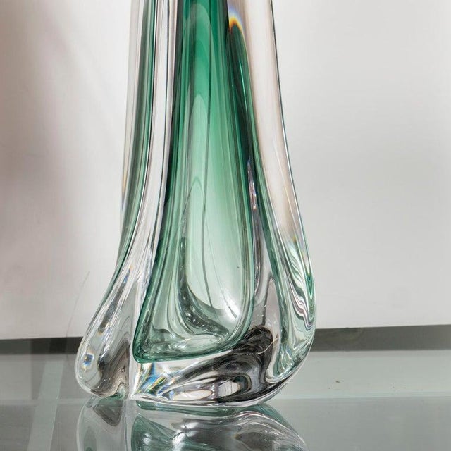 1960s Amorphic Sommerso Murano Glass Lamps - A Pair For Sale - Image 9 of 9