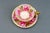 Mid-Century Modern Anysley England 13 Pink Cabbage Roses 1026 Bone China Tea Cup & Saucer Set For Sale - Image 3 of 12