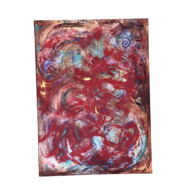 "The Original Family Tree" Contemporary Abstract Expressionist Acrylic Painting For Sale