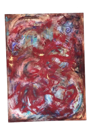 "The Original Family Tree" Contemporary Abstract Expressionist Acrylic Painting