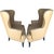 2020s A Pair of Elegant Mid-Century Leather Butterfly Wingback Chairs by Williams-Sonoma. For Sale - Image 5 of 11