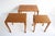 Wood French Oak Nesting Tables with Scalloped Tops, 1960s, Set of 3 For Sale - Image 7 of 14