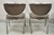 Brown Vintage Brueton Mid Century Modern Tubular Steel Cat Eye Lounge Chairs - A Pair For Sale - Image 8 of 12