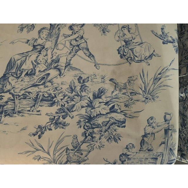 1990s Vintage Pair of Ottoman For Sale - Image 5 of 5