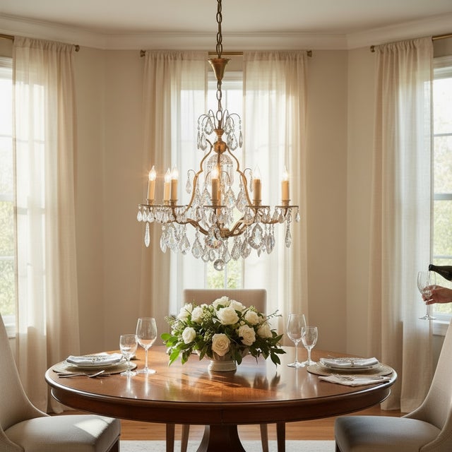 Vintage Crystal Chandelier, Italy, 1960s For Sale - Image 3 of 10