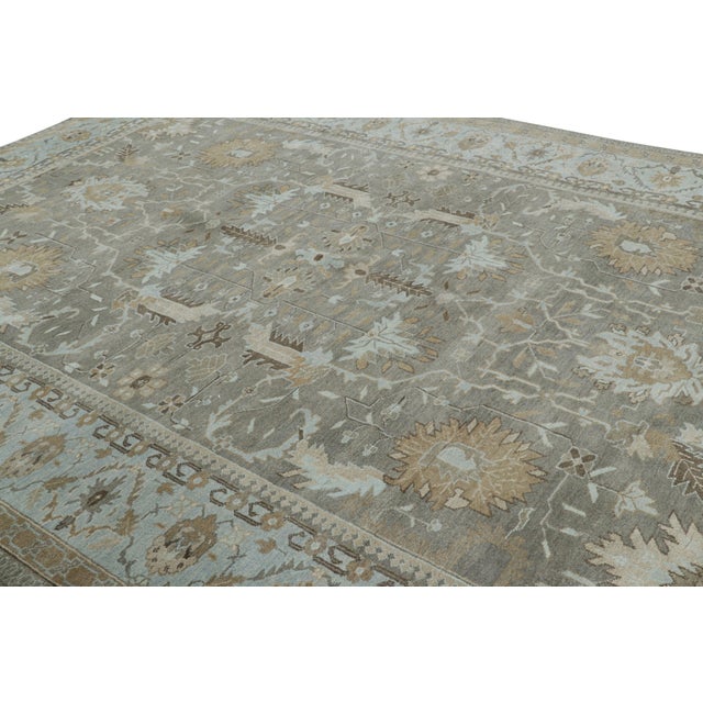 Hand-knotted in wool, this 10x14 rug is a bold reimagining of antique Persian rugs in one of Rug & Kilim’s most elegant...