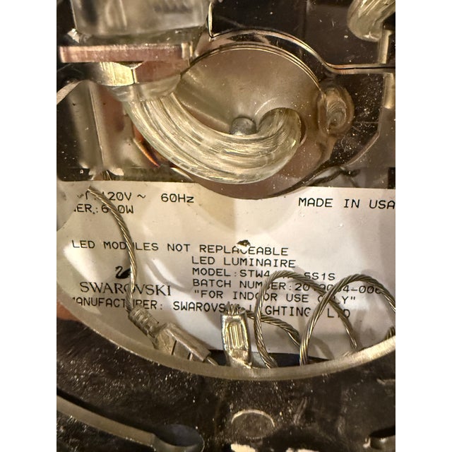 Swarovski Glissando Crystal Mini Pendants, Set of Three For Sale - Image 12 of 13