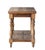Matthew Izzo Home Bezier Long Recycled Pine Console Table With Hexagonal Designed Top For Sale - Image 4 of 6