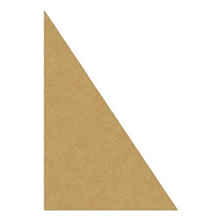 Natural Triangle Plain Rug from Marqqa For Sale