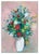 Mid-Century Floral Still Life by E. Ruckser For Sale
