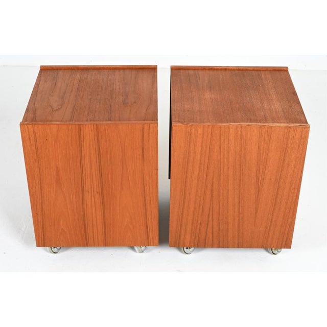 1970's Danish Modern Tables by Axelsens Mobelfabrik for W & B Mobler- A Pair, Attributed For Sale - Image 12 of 15