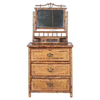 English Bamboo Dressing Table, 1870s For Sale