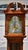 Traditional Howard Miller Cherry Grandfather Clock Mechanical Triple Weight Pendulum For Sale - Image 3 of 18