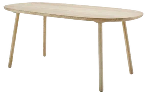 Natural Ash Naïve Dining Table by etc.etc. for Emko