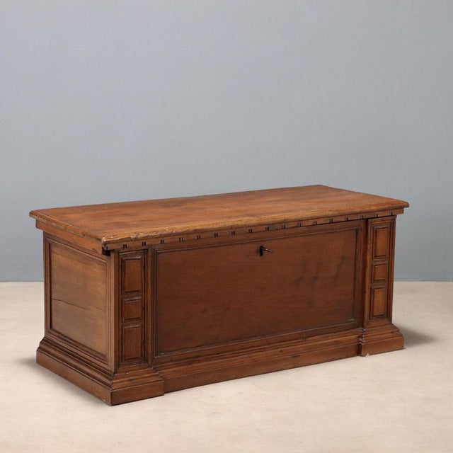 Italian Chest in Walnut For Sale - Image 14 of 14