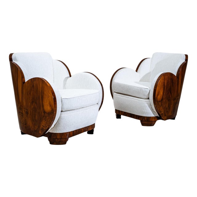 Pair of Cloud Lounge Chairs by Harry and Lou Epstein, United Kingdom, 1920s For Sale