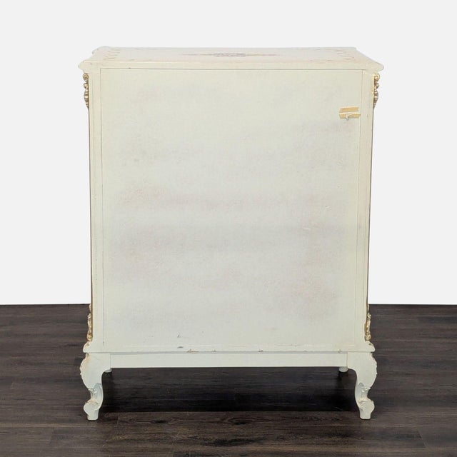 Vintage Provincial Rococo Style Dresser With Floral Hand Painted Design by Gianni For Sale In San Francisco - Image 6 of 8