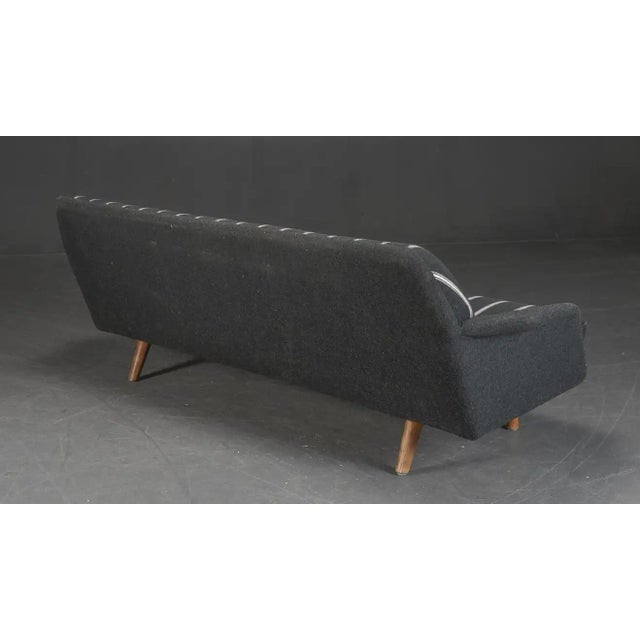 Illum Wikkelsø Large Danish Midcentury Teak Sofa Model 444 by Illum Wikkelso, Early 1960s For Sale - Image 4 of 5