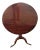 English Mahogany One Board Tilt-Top Pedestal Tea Table Desert Table, Circa 1760s For Sale