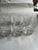 Transparent 1970s Collection of Small Glasses With Etched Accents- Set of 6 For Sale - Image 8 of 10