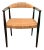 Bungalow 5 Mid-Century Style Caned Accent Chair For Sale