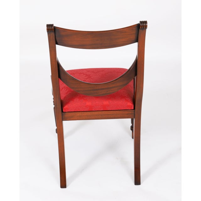 Vintage Regency Revival Swag Back Dining Chairs, Set of 22 For Sale - Image 9 of 17