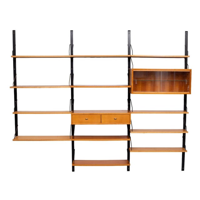 Mid-Century Modern Hanging Royal Wall System from Poul Cadovius, Denmark, 1950s For Sale - Image 3 of 14