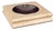 Italian Square Travertine Ashtray with Removable Metal Dish, 1970 For Sale