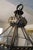 Large Antique Hanging Lantern in Glass and Brass, 1890s For Sale - Image 3 of 9