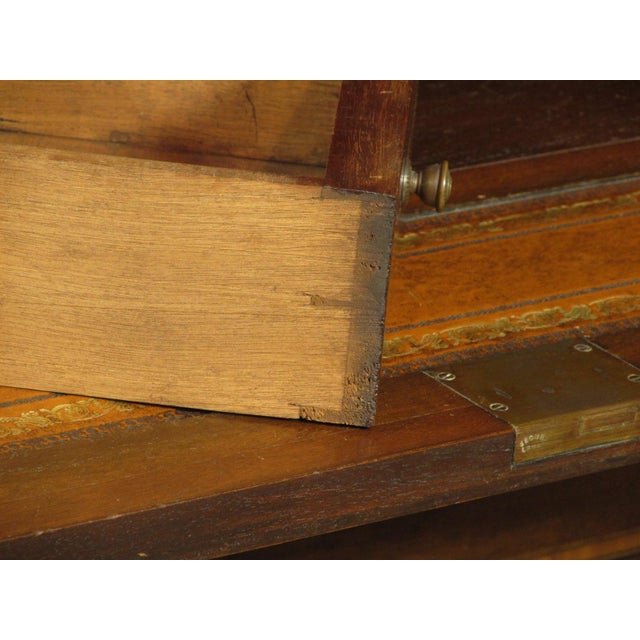 Mid 20th Century Edwardian Inlaid Breakfront For Sale - Image 10 of 13