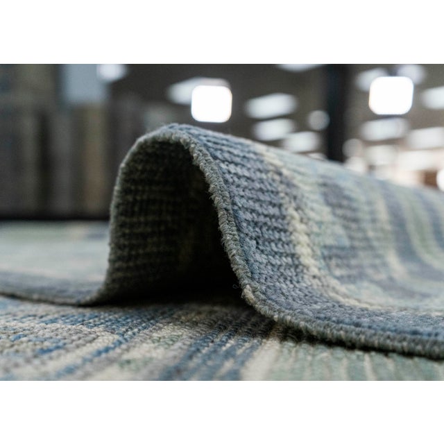 Textile Turkish Oushak Rug 12'4" x 15'10" #20413 For Sale - Image 7 of 8