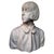 Antique Early 20th Century Bust of a Young Girl in White Carrara Marble For Sale - Image 6 of 6