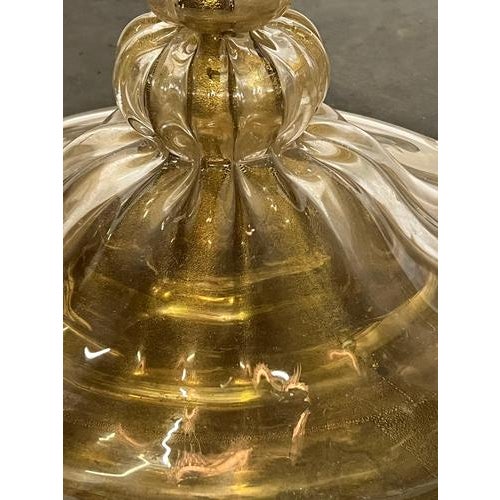 Vintage Floor Lamp in Precious Gold Murano Glass, 1960 For Sale - Image 14 of 18