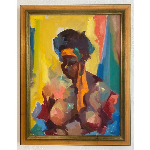 Relocation Super Sale! Abstract Expressionist Original Oil Painting by Arthur Harrow, Framed For Sale - Image 10 of 10