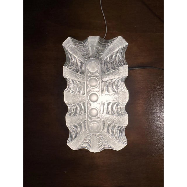 Vintage Wall Light in Acetate Glass, 1970s For Sale - Image 5 of 8