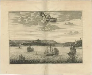 Dapper, Fort on the Gold Coast of Africa, 1670, Print