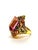 Bochic “Capri” Vintage Fancy Sapphires & Amethyst Ring — 18K Gold & Silver For Sale - Image 4 of 13