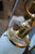 Antique Victorian Hubbell Opalescent Swirl Glass 4 Light Pendant Chandelier 38" For Sale - Image 13 of 14