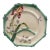 19th Century French Majolica Asparagus Plate Iris Longchamp For Sale