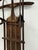 Vintage wooden snow sled with bentwood runners, slatted wood seat, and original rope pull. Finished in dark stained wood...