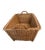 Wood 1960s Extra Large French Wicker Market Basket For Sale - Image 7 of 10